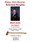 Captain Mark Scott Retirement Reception February 16, 2018, Part 1