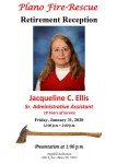 Retirement Reception Sr Admin Assistant Jaqueline Ellis, January 31, 2020