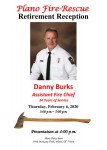 Retirement Reception Assistant Fire Chief Danny Burks February 6, 2020