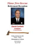 Retirement Reception Firefighter David Corbett October 22, 2021