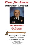 Retirement Reception Lt. Paul Paredez March 30, 2023 Part 1