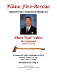 Remembrance Retirement Reception Lieutenant Albert 